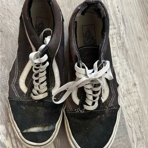 Vans Black and White Old Skool Sneakers